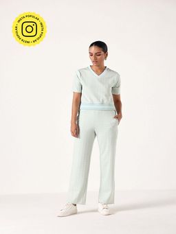 Muvazo - Green Summer' Loom Crochet Co-Ord (Set of 2)