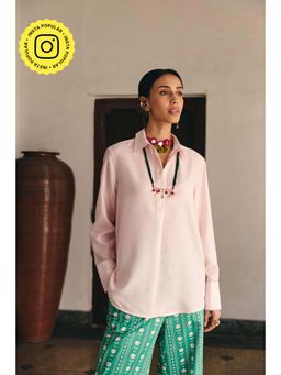 Muvazo - Rose Pink A-line Shirt