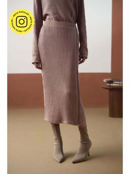 Muvazo - Eleve Zip'Up Midi Skirt