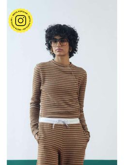 Muvazo - Brown Lit - Fit Top