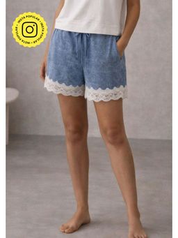 Muvazo - Moonlike Blue Lounge Shorts