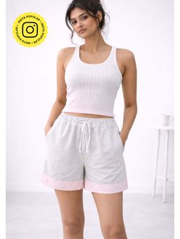 Muvazo - Midnight Ease White Tank