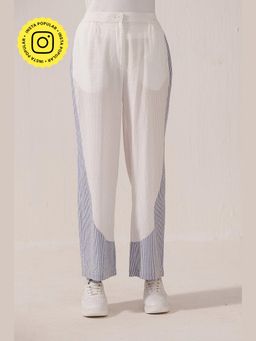 Muvazo - Crisp White Pant