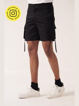 Muvazo - Black Street Luxe Shorts