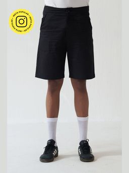 Muvazo - Black Edge Zip Shorts