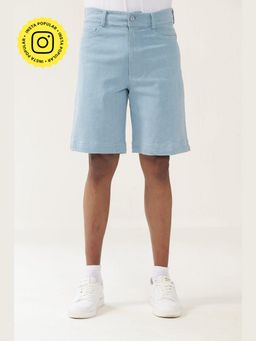 Muvazo - Blue Classic Denim Shorts