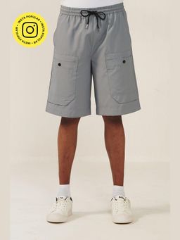Muvazo - Grey Metro Pocket Shorts