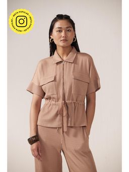 Muvazo - Peach Nude Harmony Shirt