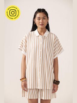 Muvazo - Cream Golden Sunbeam Shirt