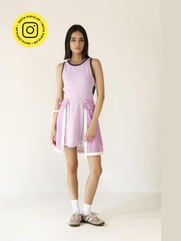 Muvazo - Pocket Pop Lavender Dress