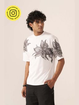 Muvazo - Floral White Tshirt