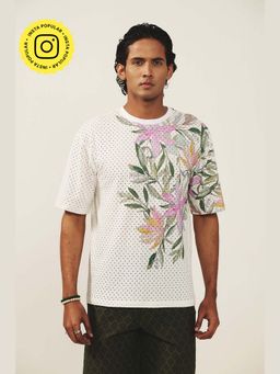 Muvazo - Violet Garden White Tshirt
