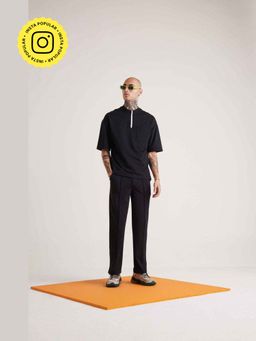 Muvazo - Prim-Um Pocket Black T-shirt