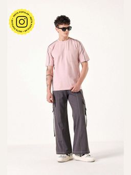 Muvazo - Mauve Line Men's Mauve T-shirt