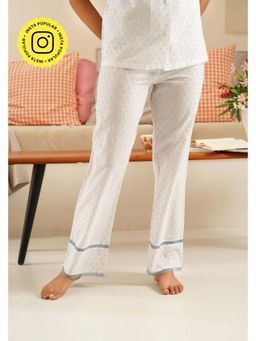 Muvazo - Serene Slumber Pyjama White Pants