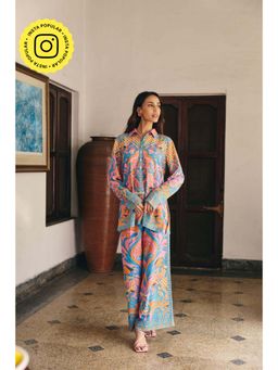Muvazo - Multi-Colour Cotton Floral Co-Ords Sets