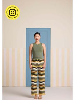 Muvazo - Green Pure Cotton Printed Co-Ords Sets