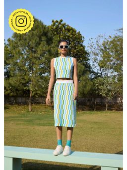 Muvazo - Multi-Colour Pure Cotton Geometric Co-Ords Sets