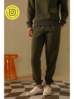 Muvazo - Olive Essence Of Warmth Olive Jogger