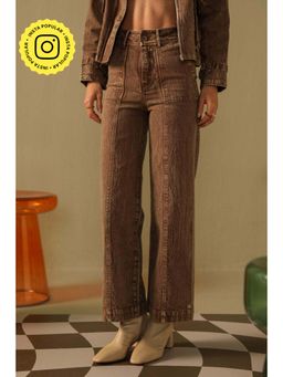 Muvazo - Brown Wildwood Acid Pant
