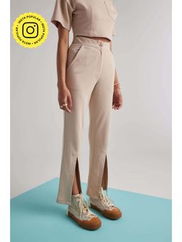 Muvazo - Beige Slay It Pant