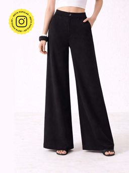 Muvazo - Black Modern Classic Pant