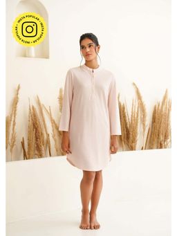 Muvazo - Peach Elan Nocturne Lounge Dress