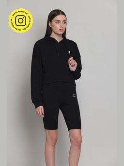 Muvazo - Black Pure Cotton Hoodie