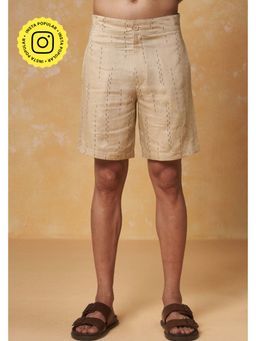 Muvazo - Dashline Slub Stripes Shorts