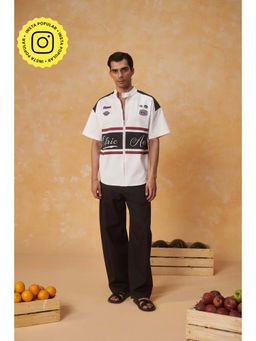 Muvazo - Aeris White Printed Varsity Co-Ord