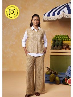 Muvazo - Desert Bloom Rust Co Ord Set