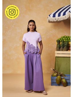 Muvazo - Amethyst Lavender Applique Co-ord