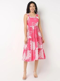PIMU - Pink Midi Dress