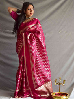 Sundarii - Mitali Chanderi Saree without Blouse