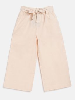 Campana - Girls Chelsea Cotton Linen Culottes - Rose Beige
