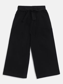 Campana - Girls Chelsea Cotton Linen Culottes - Black
