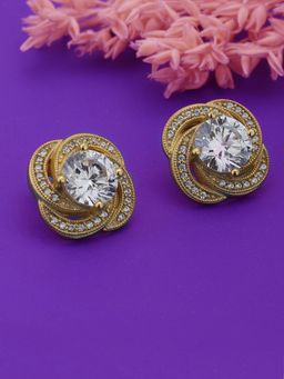 Carlton London - Contemporary Studs Earrings