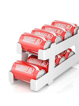 House of Quirk - Soda Can Organizer Fridge Dispenser With Metal Rods