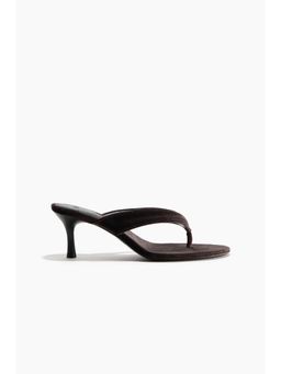 H&M - Women Brown Heeled Sandals