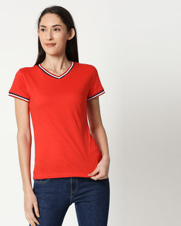 Bewakoof - Women's Imperial Red T-shirt