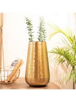 Voncasa - Flower Holder Gold Flower Vase Iron