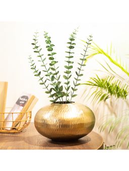 Voncasa - Flower Holder Gold Flower Vase Iron