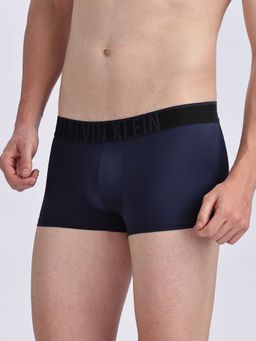 Calvin Klein - Mens Blue Solid Trunk