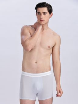 Calvin Klein - Mens Grey Solid Trunk