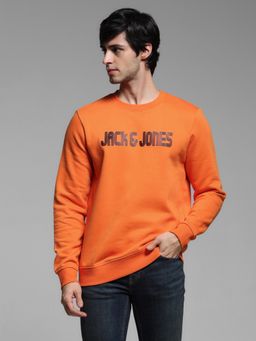 Jack & Jones - Orange Regular Fit Sweatshirt