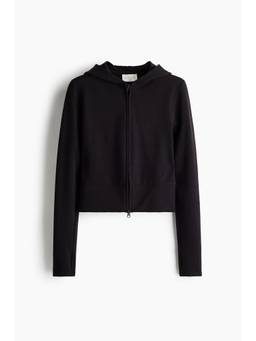 H&M - Women Brown Sports Hoodie with Soft Move