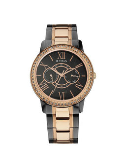 Titan - Men Black Round Dial Analog Watch - 10002KM01