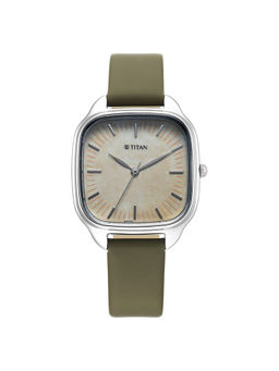 Titan - Women Beige Square Dial Analog Watch - 2733SL01