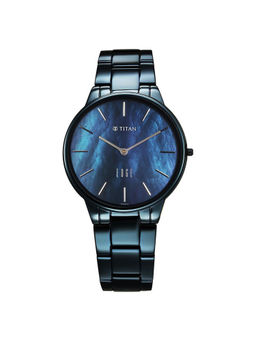 Titan - Women Blue Round Dial Analog Watch - 2734QM02
