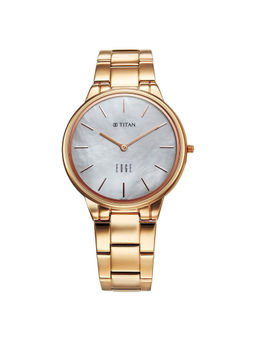 Titan - Women Silver Round Dial Analog Watch - 2734WM01